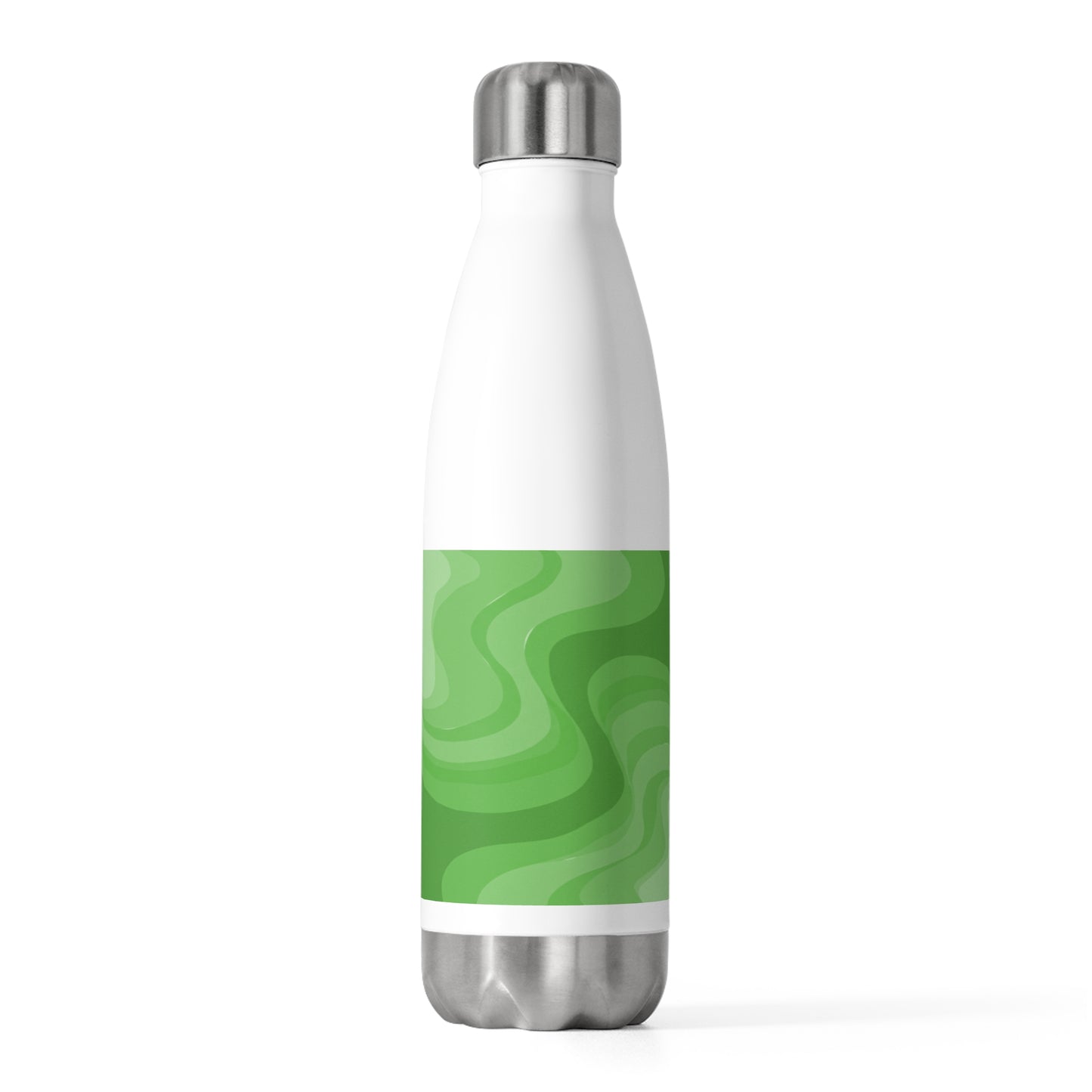 Greenie Meanie Wavey 20oz Insulated Water Bottle