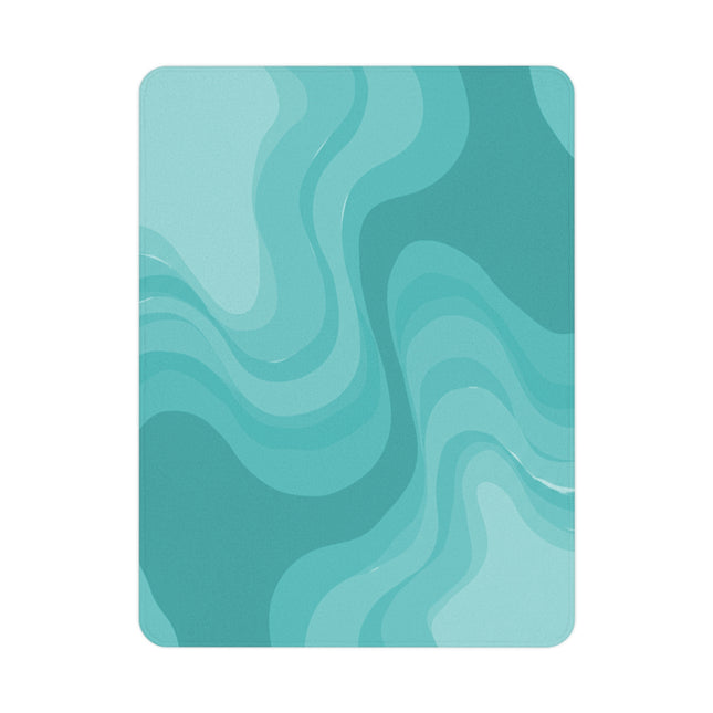 Tif Green Wavey Toddler Blanket, 30" x 40"