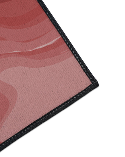 Power Red Wavey 24" x 36" Heavy Duty Floor Mat