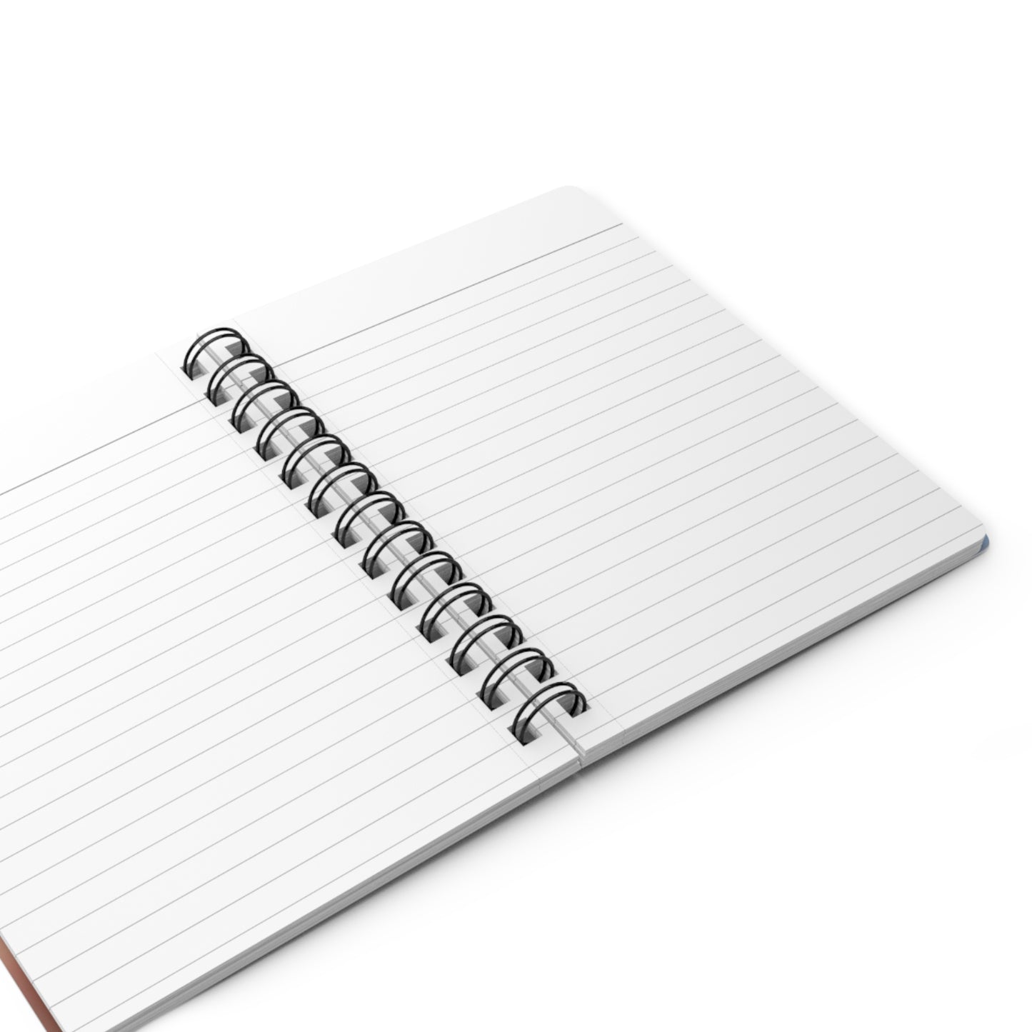 Blue Sea Peach Fog Spiral Bound Journal, 5" x 7" 150 pages