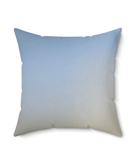 Cobalt Fade 18" x 18" Faux Suede Square Pillow