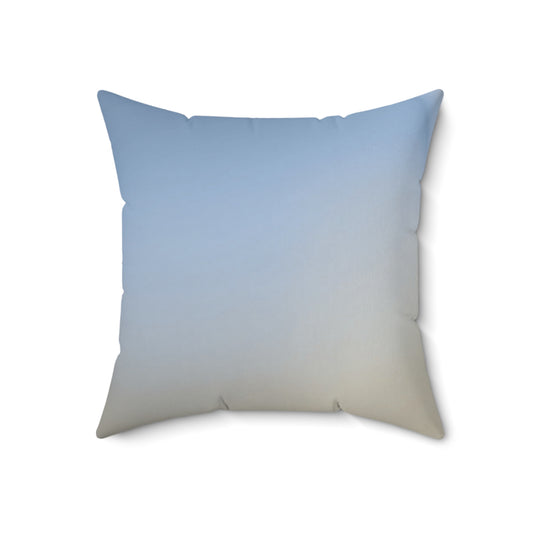 Cobalt Fade 18" x 18" Faux Suede Square Pillow
