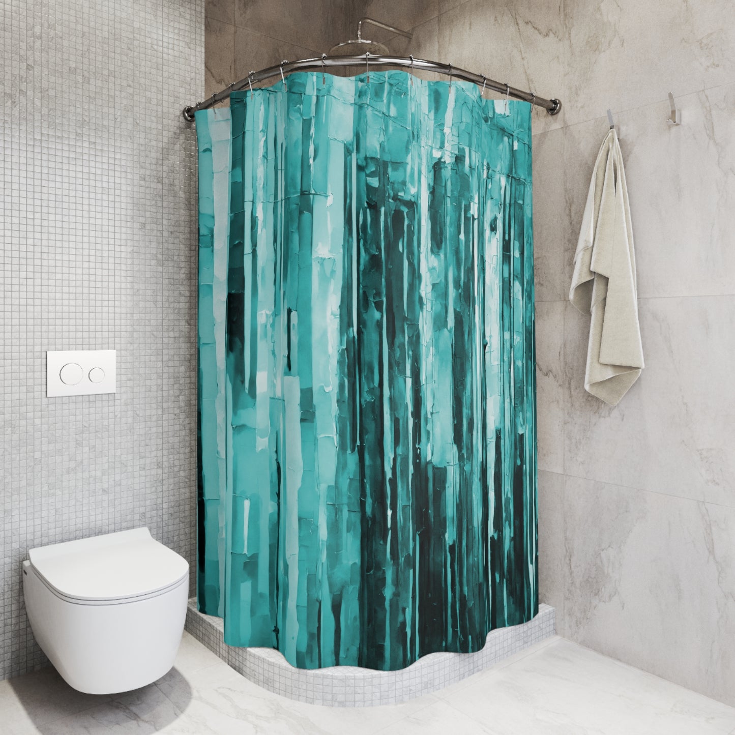 Striped Tif Shower Curtains, 71" x 74"