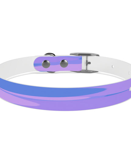 Pastel Purple Family Patches Small Dog Collar