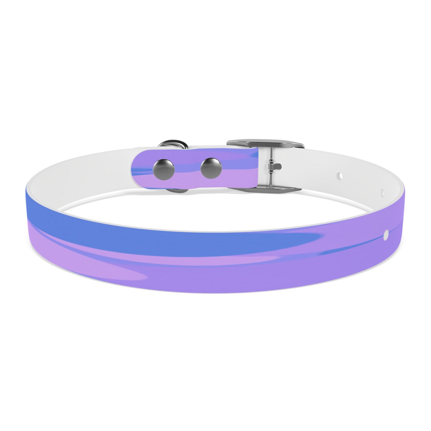 Pastel Purple Family Patches Small Dog Collar