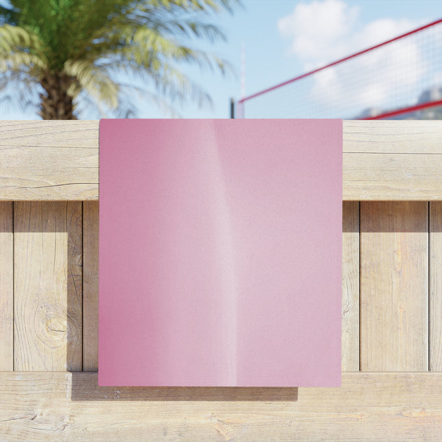 Pink Blush Fade Beach Towel, 18" x 27"