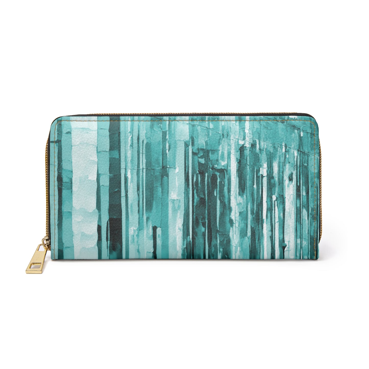 Striped Tif Elegant Abstract Zipper Wallet - Stylish & Functional Accessory for Everyday Use