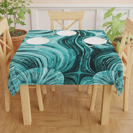 Uzi Spiral Tif Tablecloth, 55" x 55"