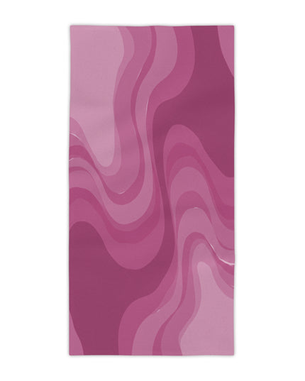 Pinky Mauve Wavey Beach Towel, 30" x 60"