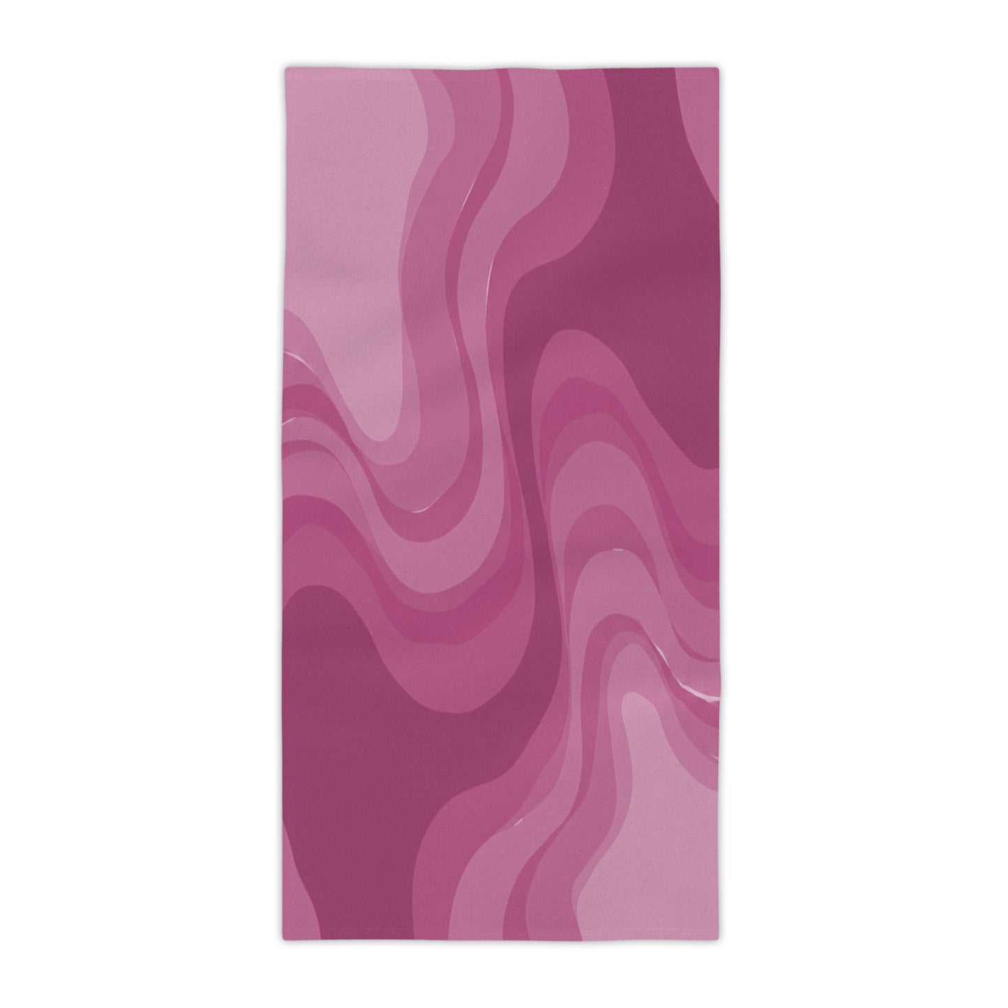 Pinky Mauve Wavey Beach Towel, 30" x 60"