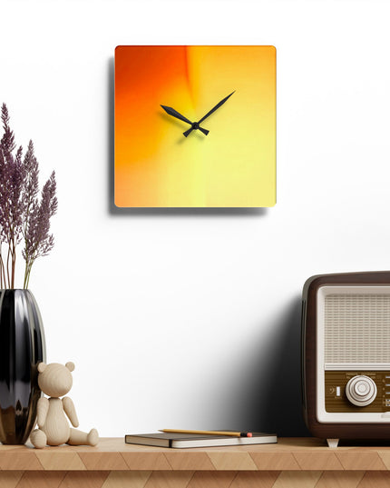 Phoenix Fade Acrylic Wall Clock, Round or Square, 10.75" x 10.75"