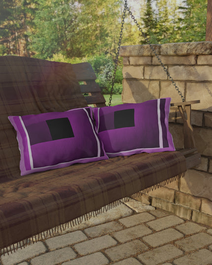 Magenta Shadow 20" x 14" Outdoor Pillow