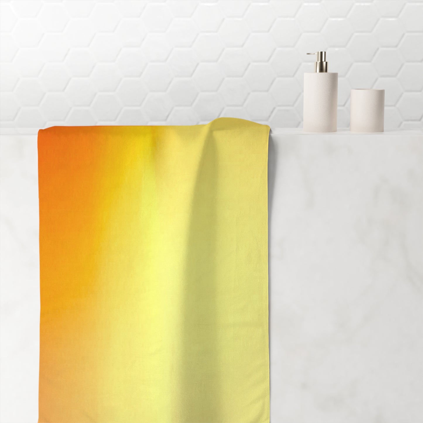 Phoenix Fade 30" x 60" Mink-Cotton Towel (50% polyester, 50% cotton)