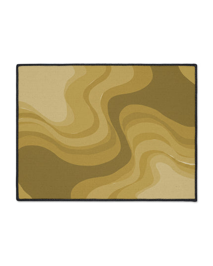 Brown Wavey 18" x 24" Heavy Duty Floor Mat