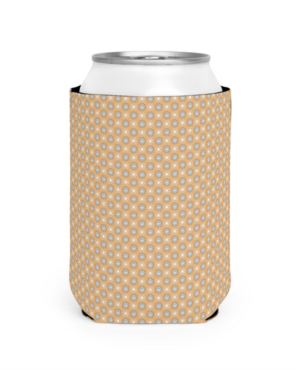 Tan Sunset Star-crossed Bodies 12 oz Can Cooler Sleeve