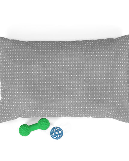 Desaturated Star-crossed Bodies Pet Bed, 28" × 18"