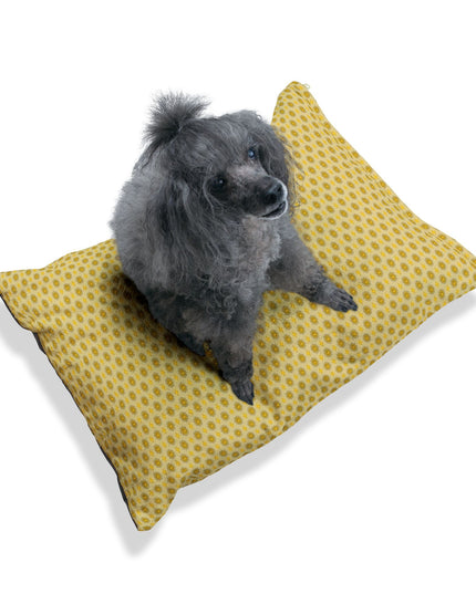 Lemongrass Star-crossed Bodies Pet Bed, 28" × 18"