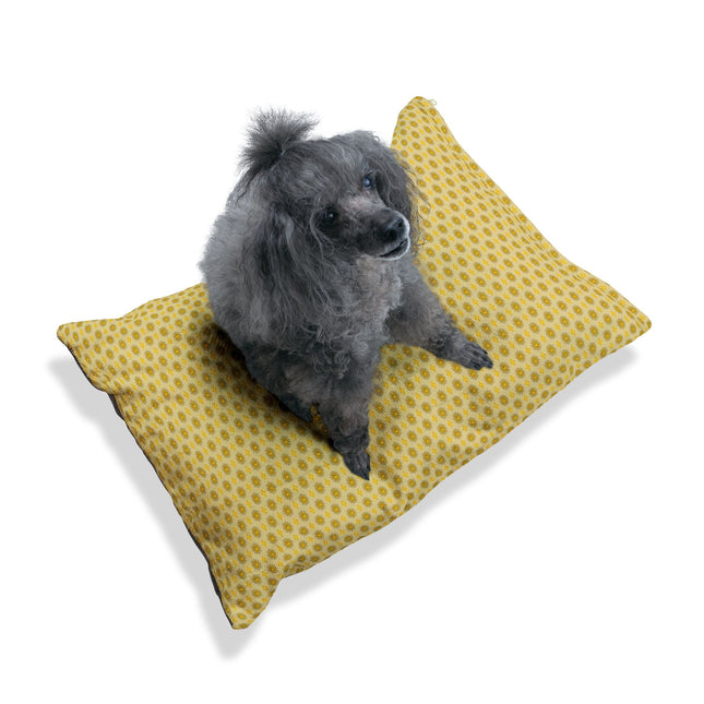 Lemongrass Star-crossed Bodies Pet Bed, 28" × 18"