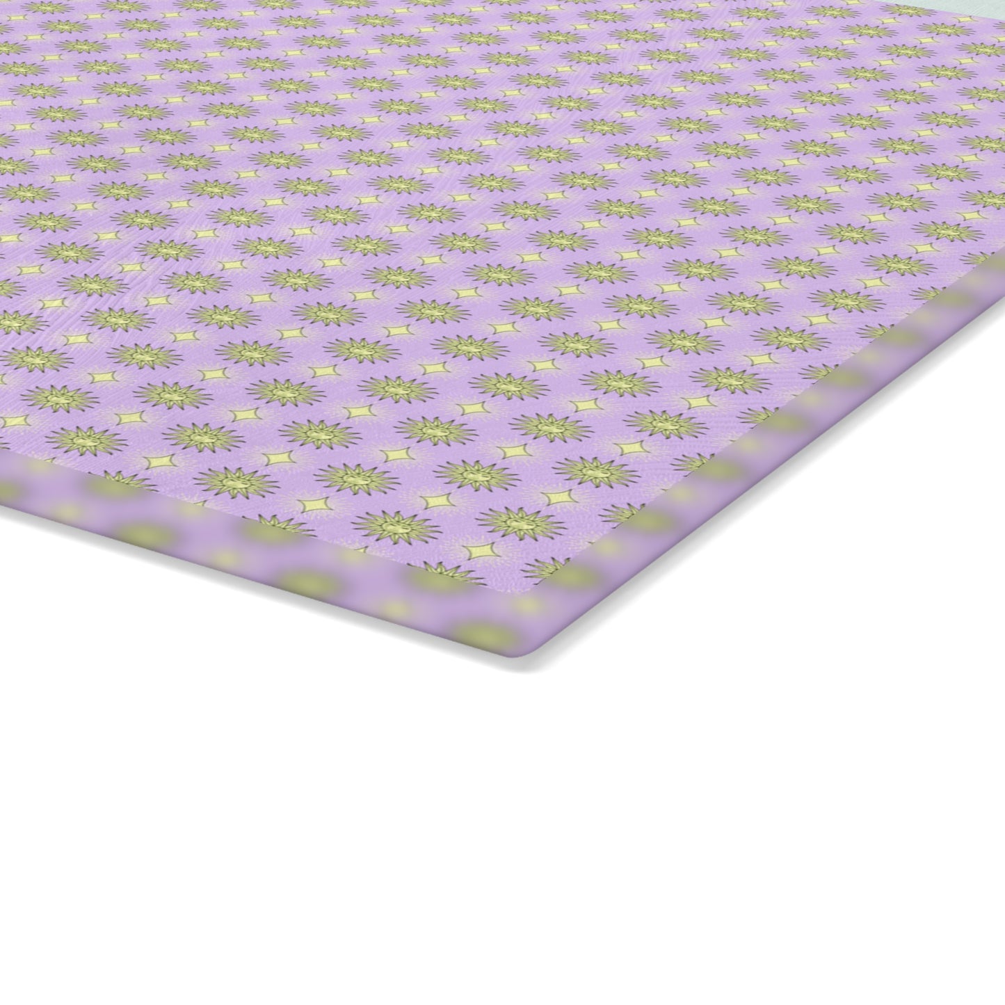 Magenta Star-crossed Bodies Glass Cutting Board, 11" x 15"