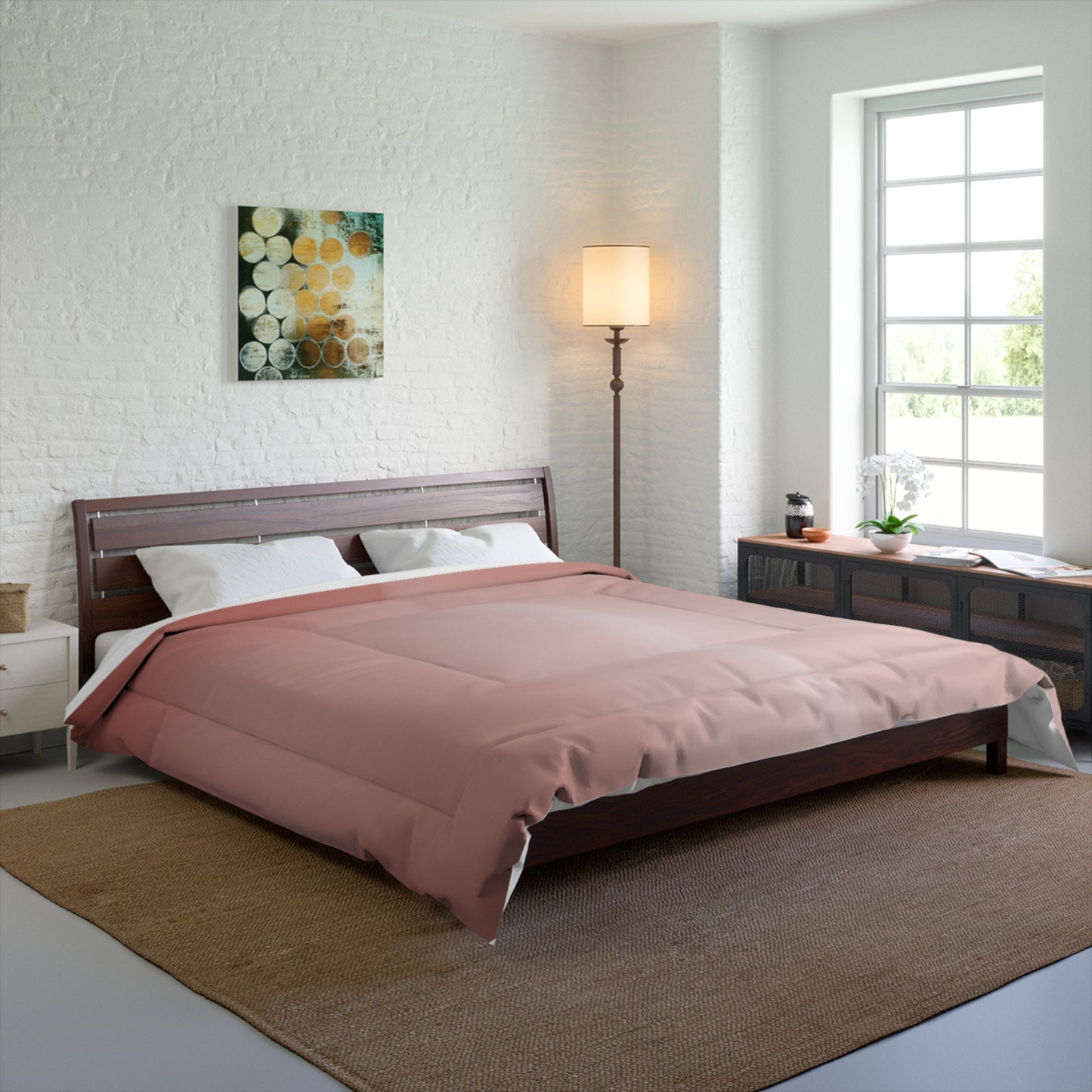 Rose Red Fade 104" × 88" Comforter