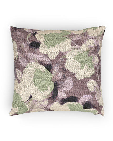 Lavender Yellow Florals Woven Pillow, 17" x 18"