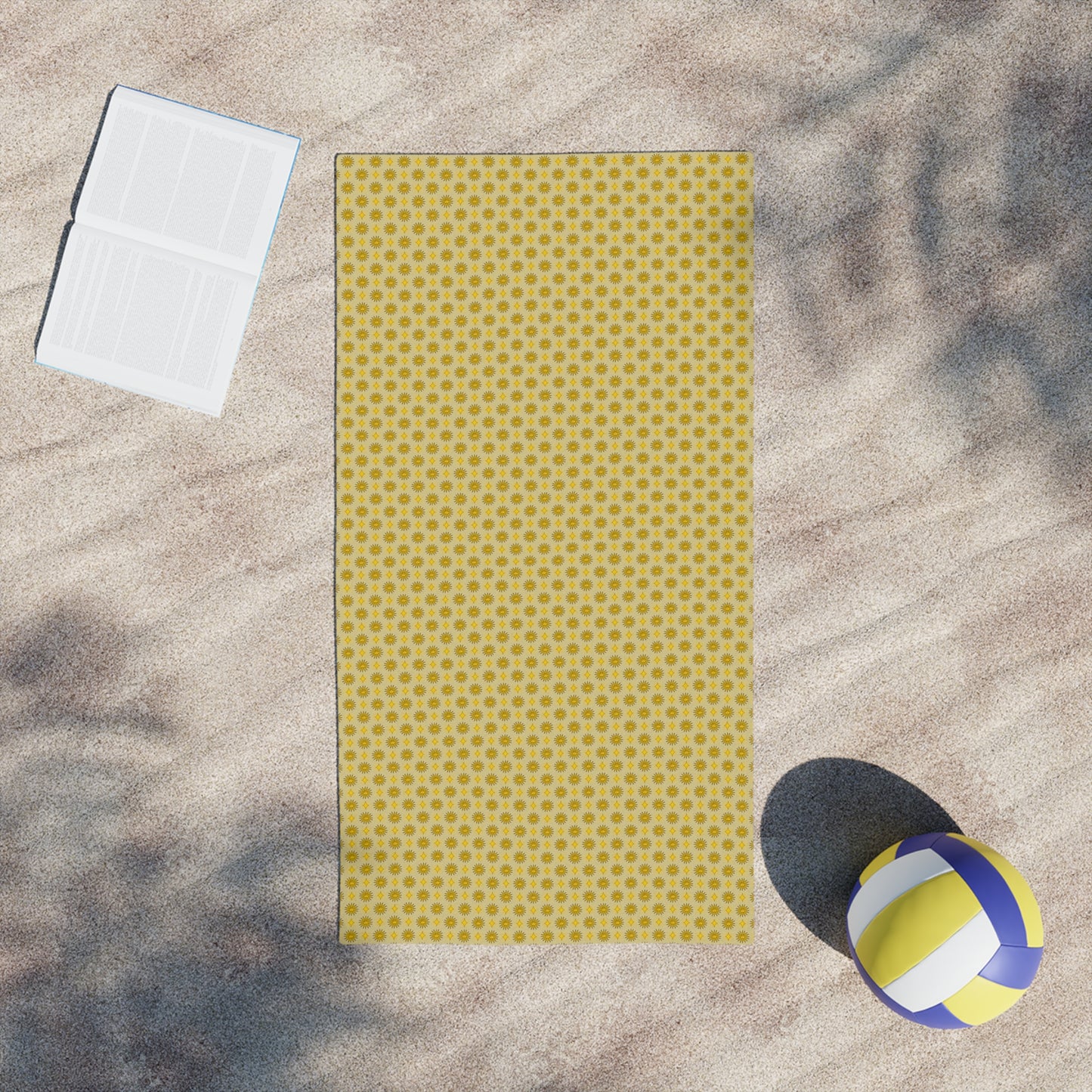 Lemongrass Star-crossed Bodies Beach Towel, 24" x 44"