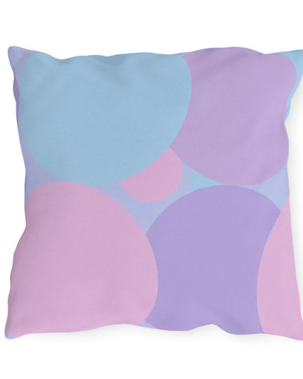 Pastel Purple and Mauve Patches 18" x 18" Outdoor Pillows