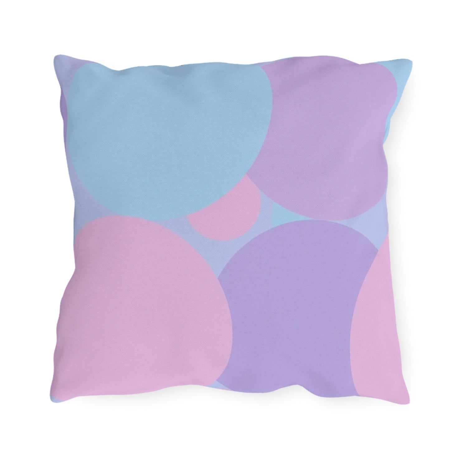 Pastel Purple and Mauve Patches 18" x 18" Outdoor Pillows