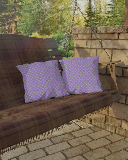 Lavender Star-crossed Bodies 16" x 16" Outdoor Pillow