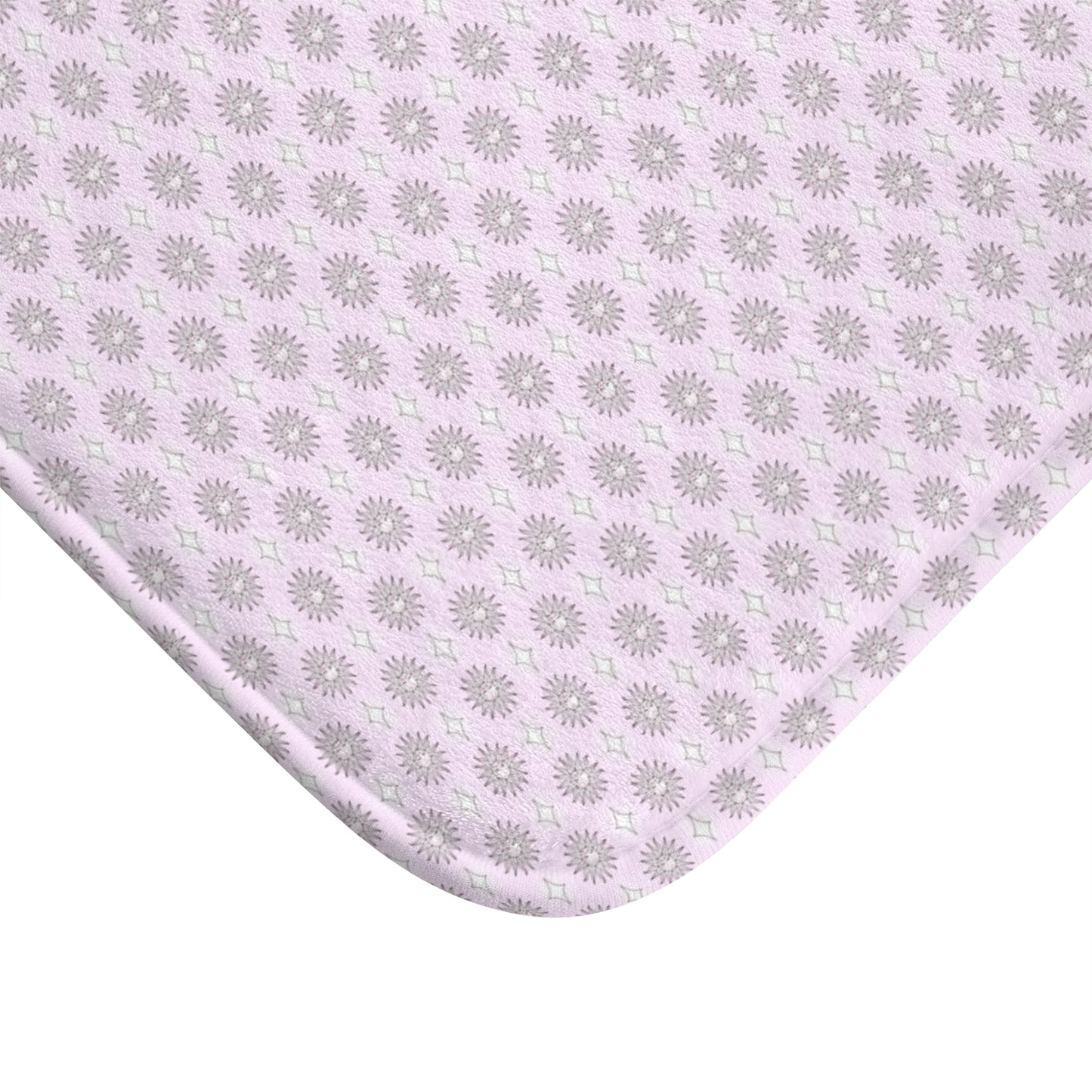 Pink Mornings Star-crossed Bodies 34" x 21" Bath Mat