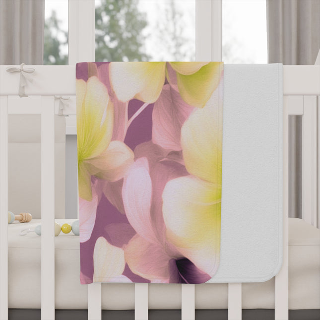 Lemon Blossom Floral Bunch Toddler Blanket, 30" x 40"