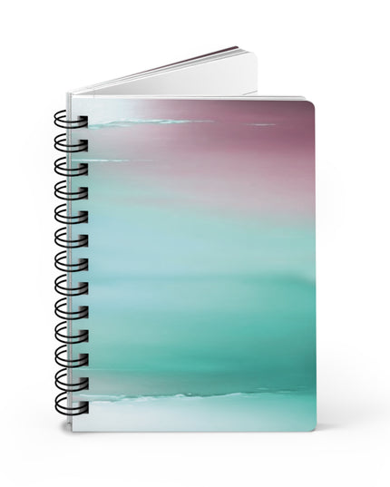 Green Sea Lavender Fog Spiral Bound Journal, 5" x 7" 150 pages