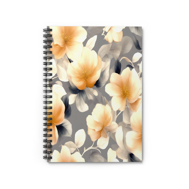 Soft Blossom Floral Bunch Spiral Notebook - Ruled Line, 6" x 8", 118 pages