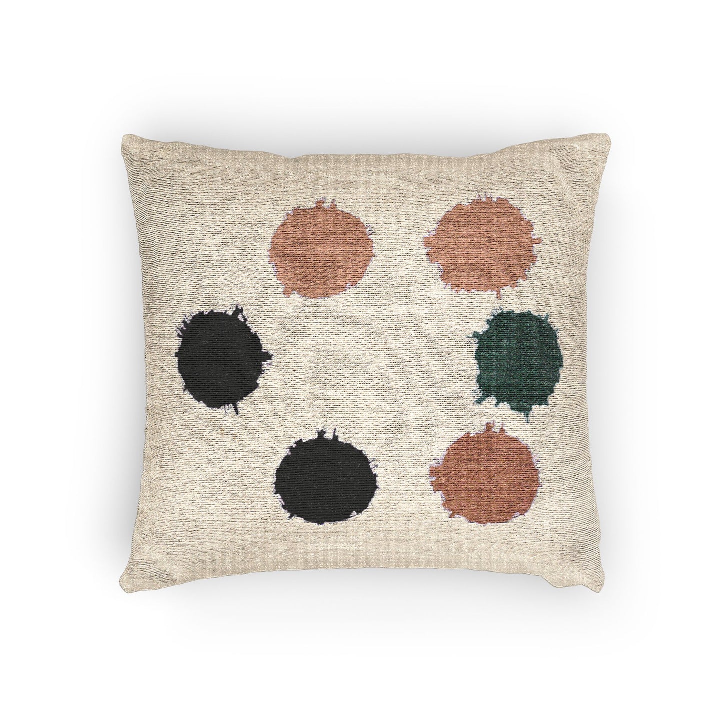 Alpha Barrel Woven Pillow, 17" x 18"