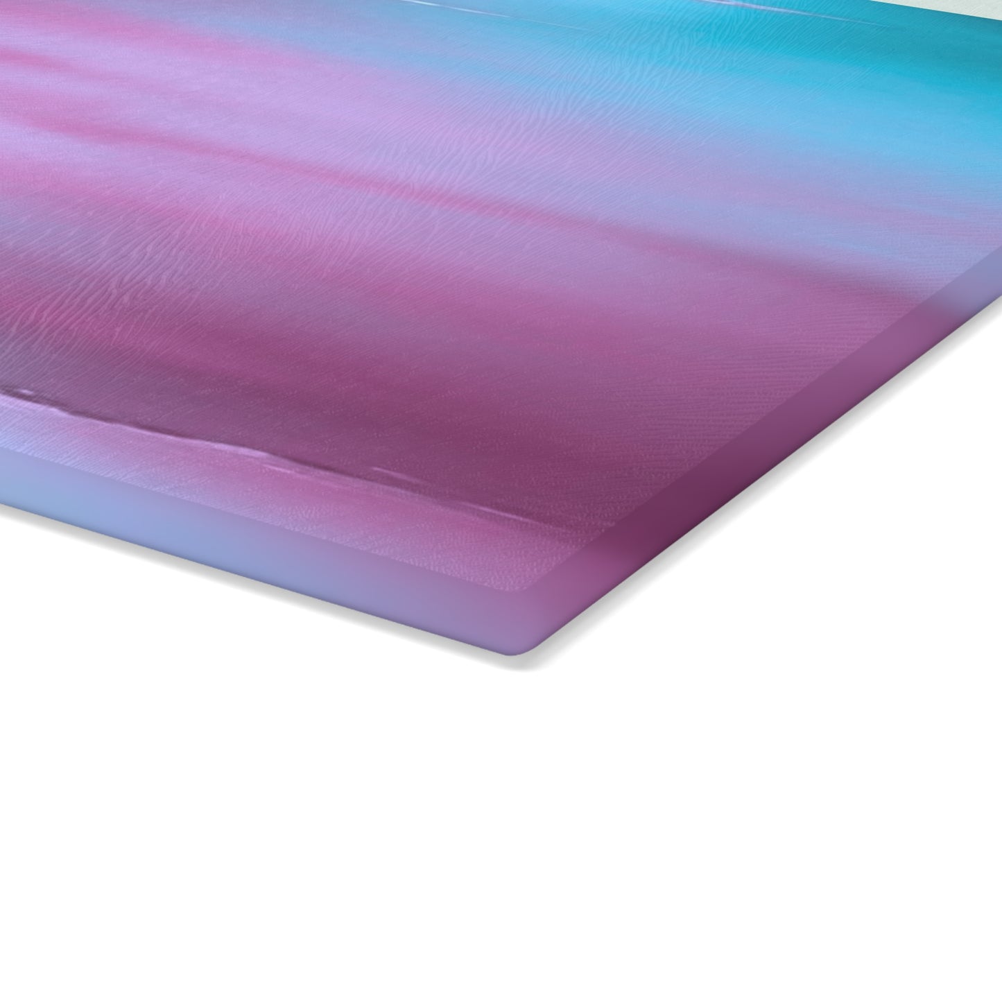 Wine Sea Blue Fog Glass Cutting Board, 11" x 15"