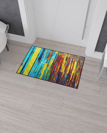 Striped Alpha 24" x 36" Heavy Duty Floor Mat
