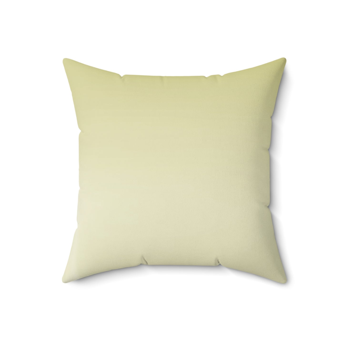 Lemon Fade 18" x 18" Faux Suede Square Pillow