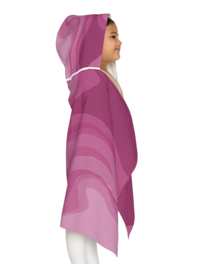 Pinky Mauve Youth Hooded Towel, 24" x 48"
