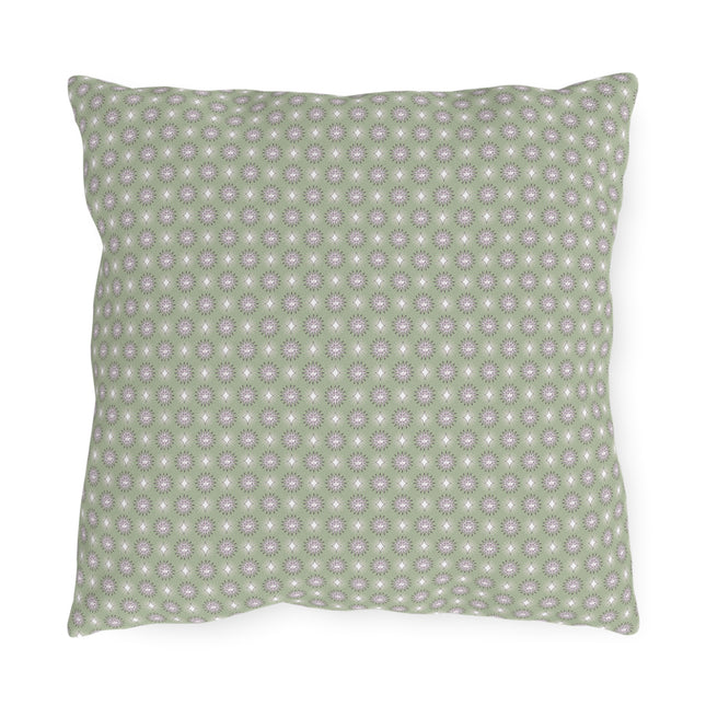 Olive Star-crossed Bodies 16" x 16" Outdoor Pillow