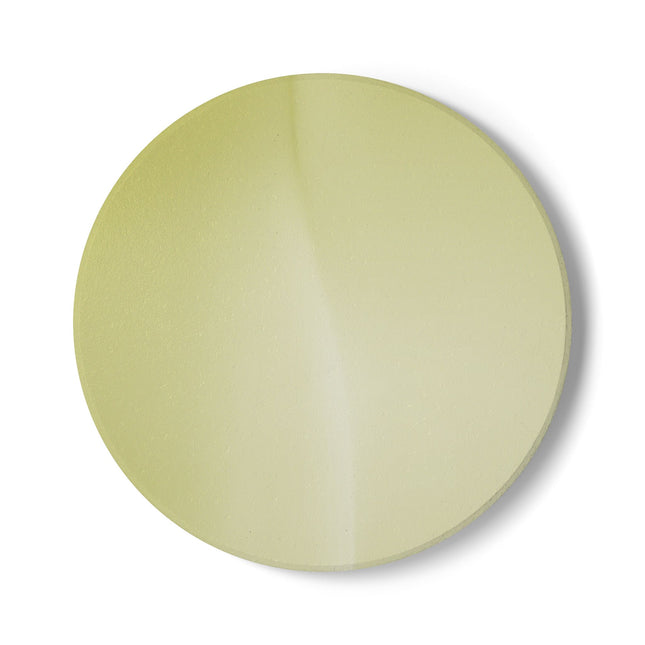 Lemon Fade 4" x 4" Round Ceramic Coaster