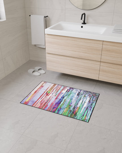 Striped Pastels 24" x 36" Heavy Duty Floor Mat