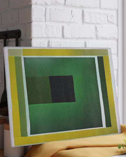 Alpha Shadow Glass Cutting Board, 11" x 15"