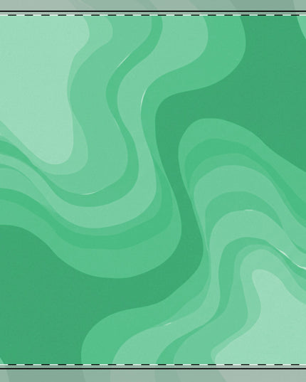 Mint Green Wavey 22" x 22" Cotton Twill Napkin