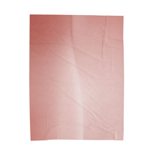 Rose Red Fade Velveteen Plush Blanket, 60" x 80"