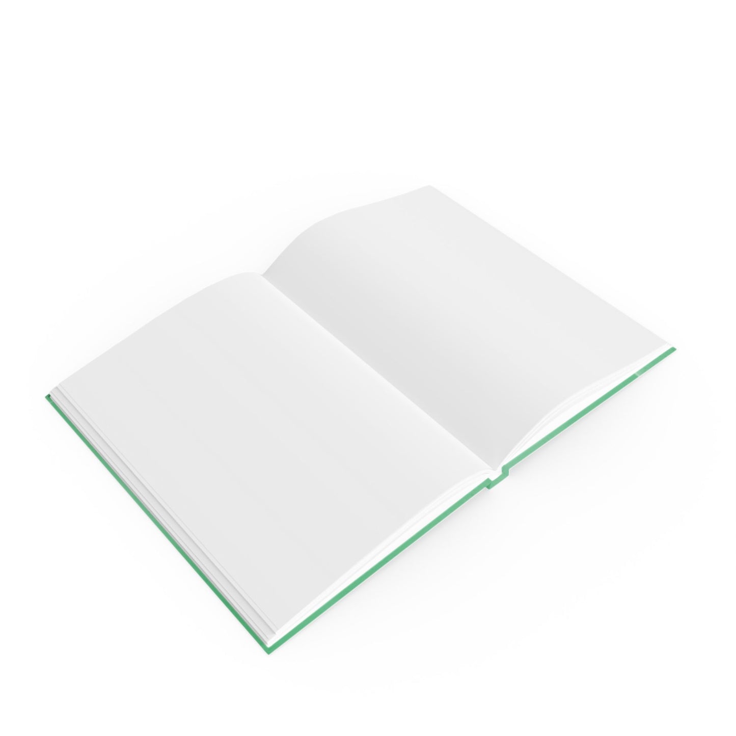 Mint Shadow 5.2" x 7.4" Hard Backed Journal with 128 blank pages