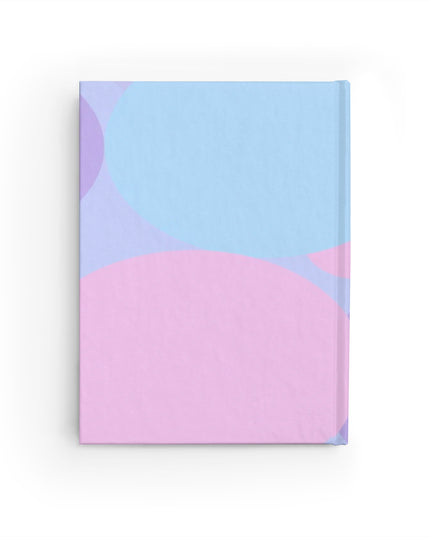 Pastel Purple and Mauve Patches 5" x 7" Journal - 128 Ruled Line pages
