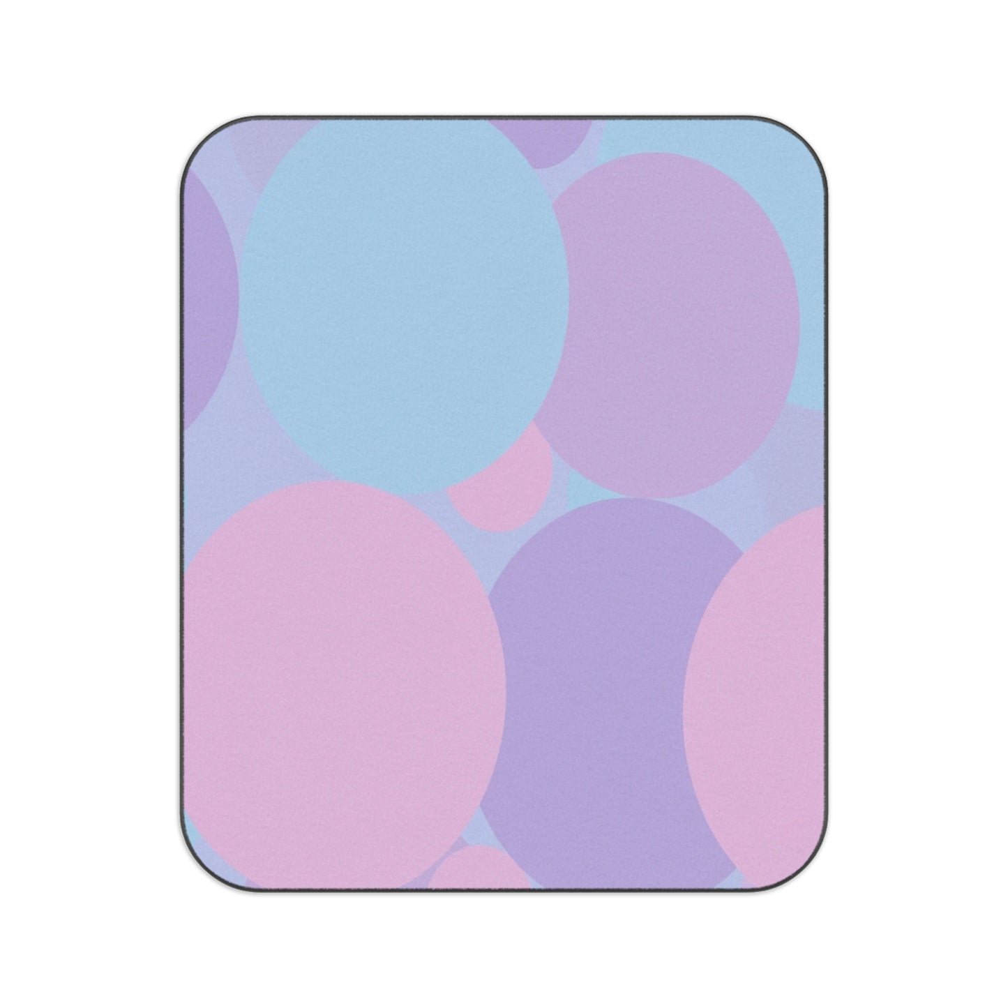 Pastel Purple and Mauve Patches 61" × 51" Picnic Blanket