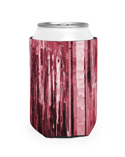 Striped Ruby 12 oz Can Cooler Sleeve