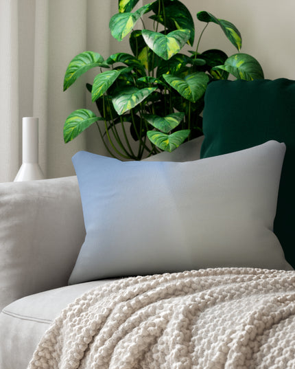 Cobalt Fade Spun Polyester Lumbar Pillow, 20" x 14"