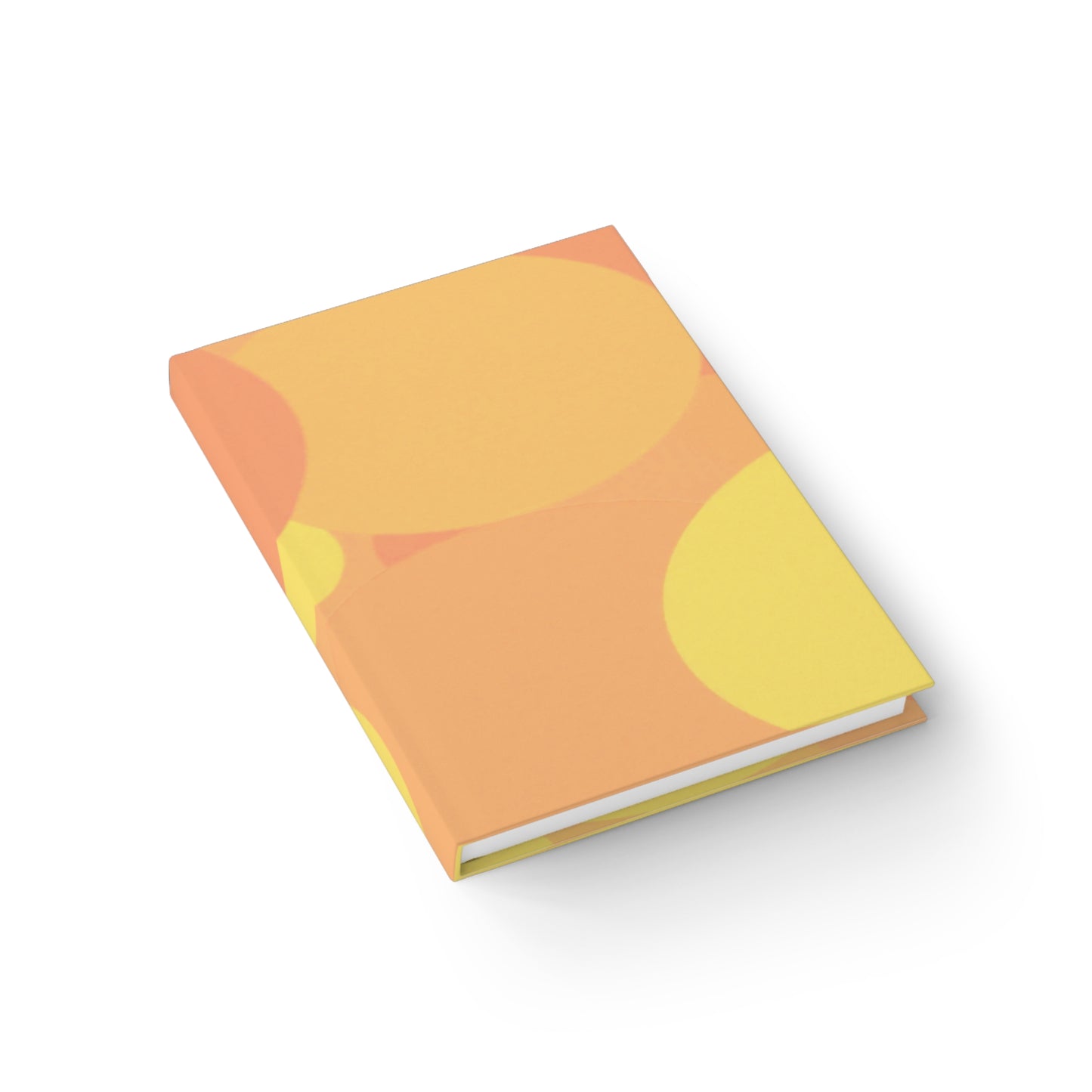 Pastel Bright Oranges Patches 5" x 7" Journal - 128 Blank pages